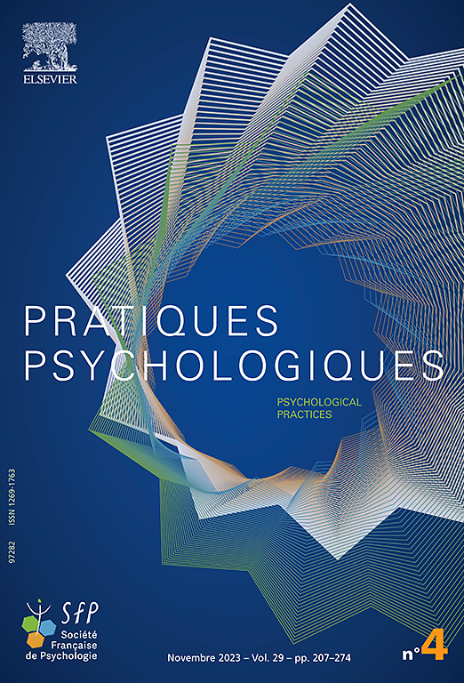 Go to journal home page - Pratiques Psychologiques